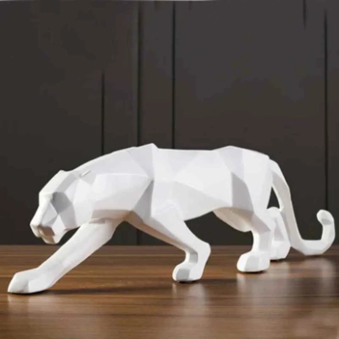 Estátua de Leopardo em Resina - Razu
