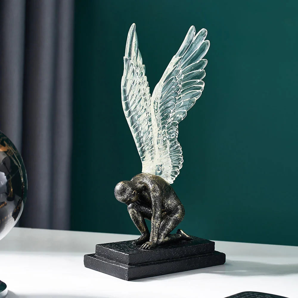 Escultura Asas de Anjo - Razu