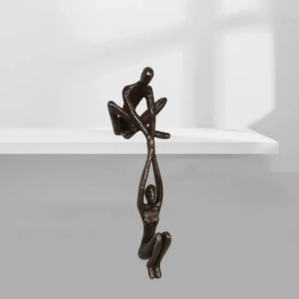 Escultura Homem e Mulher em Resina - Razu