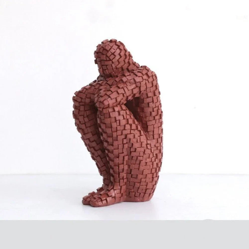 Escultura Homem Pensador - Razu