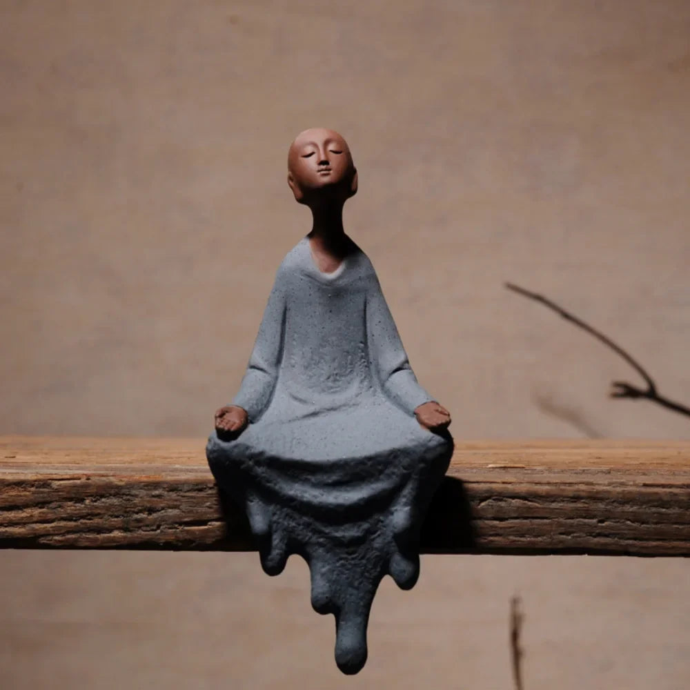 Escultura Monge Zen - Razu