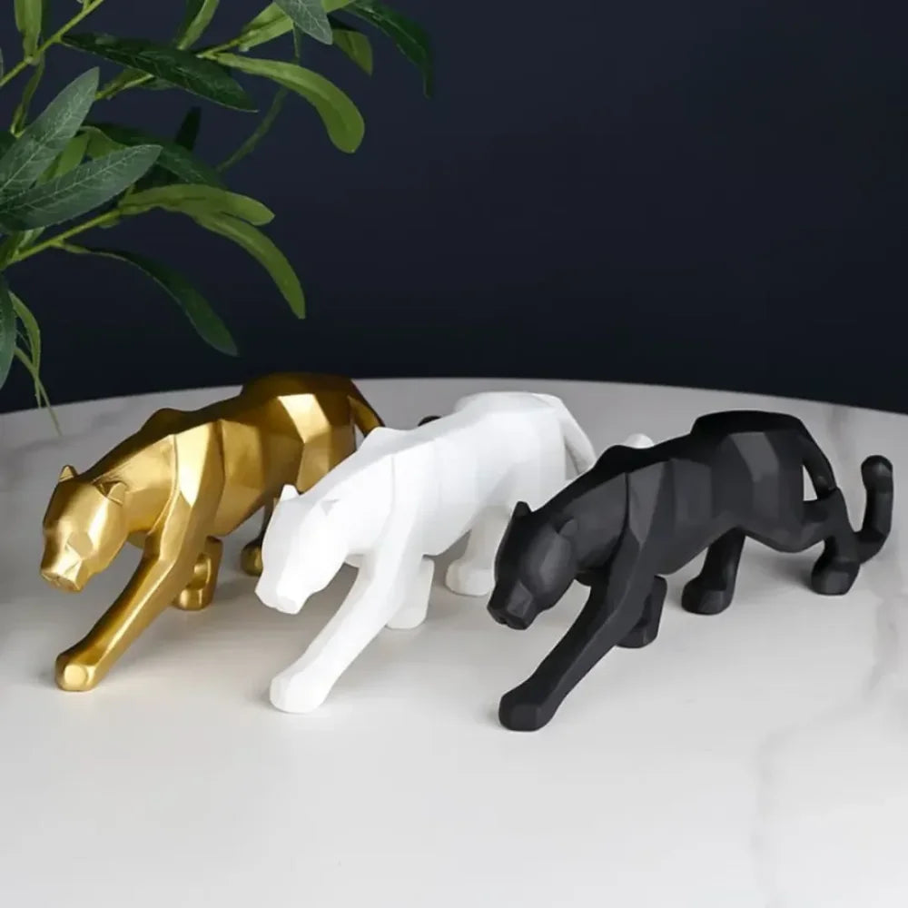 Estátua de Leopardo em Resina - Razu