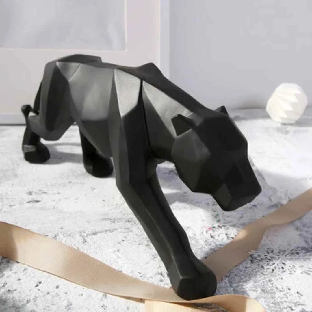 Estátua de Leopardo em Resina - Razu