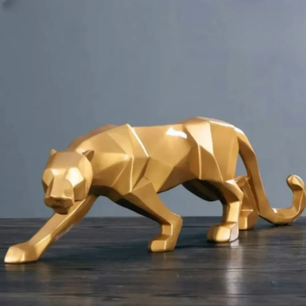 Estátua de Leopardo em Resina - Razu