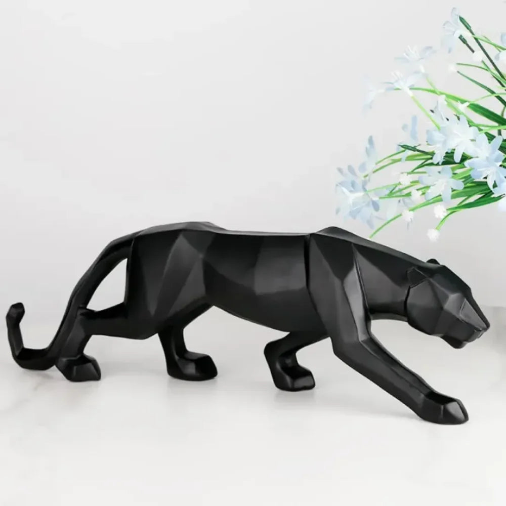 Estátua de Leopardo em Resina - Razu