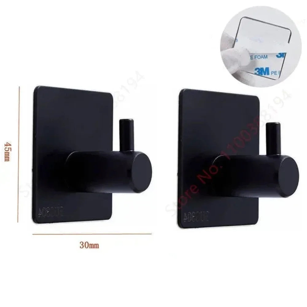 Stainless Steel Bathroom Support Without Holes - Tazzi