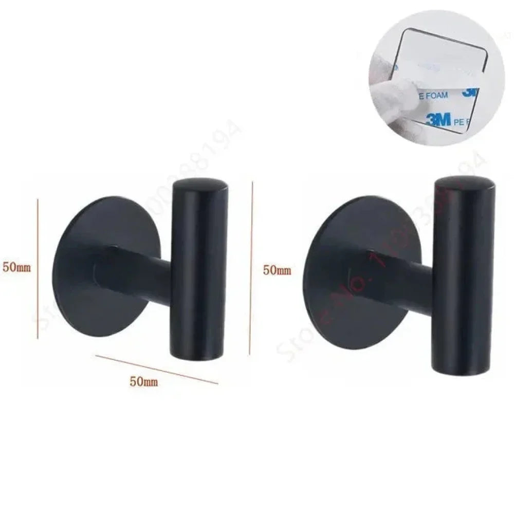 Stainless Steel Bathroom Support Without Holes - Tazzi