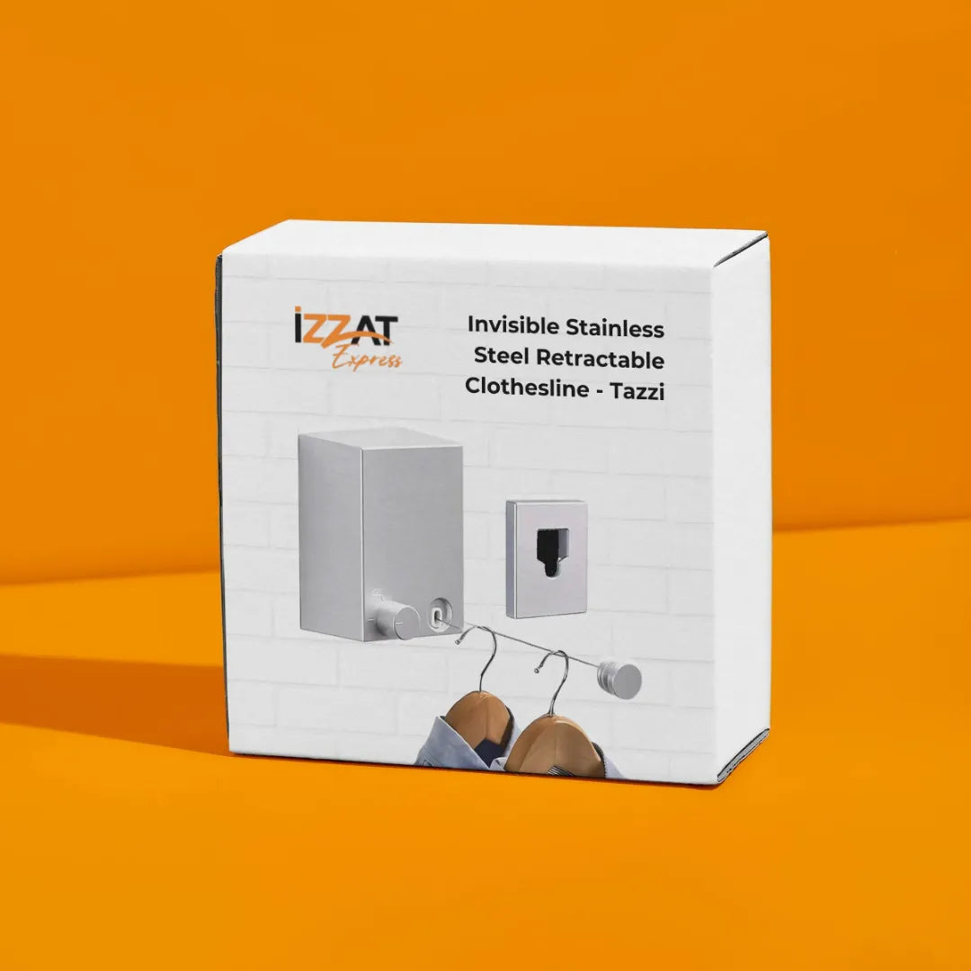 Tazzi Stainless Steel Retractable Invisible Clothesline 🔥 SUMMER STOCK SALE 