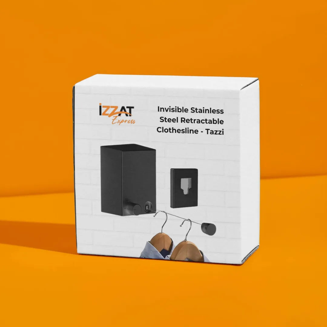 Tazzi Stainless Steel Retractable Invisible Clothesline 🔥 SUMMER STOCK SALE 