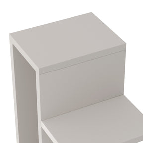 RAZU Série Chiaroscuro Mirage Estante Invisível Vertical em Agglomerado Branco 9 Prateleiras