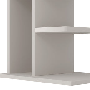 RAZU Série Chiaroscuro Mirage Estante Invisível Vertical em Agglomerado Branco 9 Prateleiras