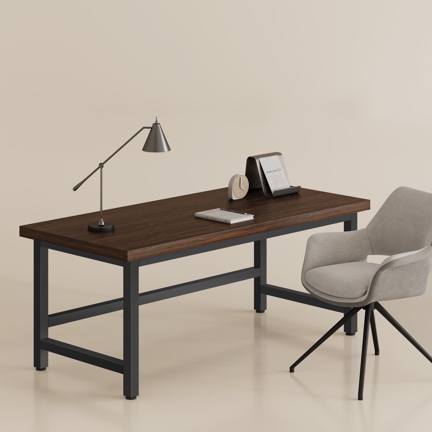 Razu Mesa de Computador 47'' & 61'' Mesa de Escritório Ergonômica