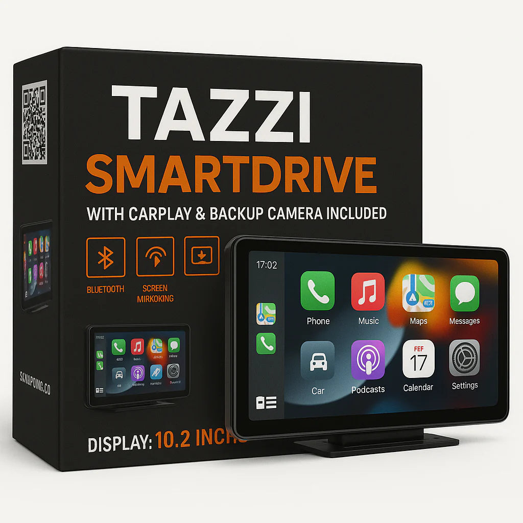 Tazzi SmartDrive 10.2” | Full Multimedia + Wireless CarPlay &amp; Android Auto + Gift 
