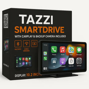 Tazzi SmartDrive 10.2” | Full Multimedia + Wireless CarPlay &amp; Android Auto + Gift 