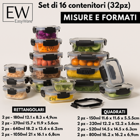 Kit for Barattoli of Vetro Ermetici 