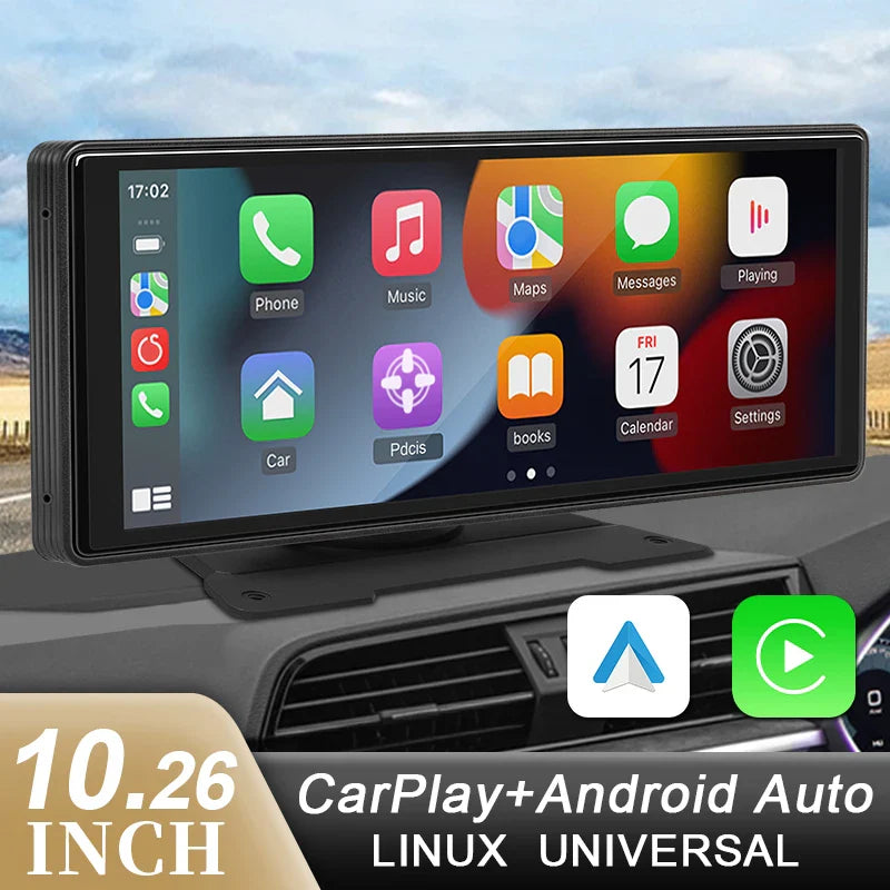 Tazzi SmartDrive 10.2” | Full Multimedia + Wireless CarPlay &amp; Android Auto + Gift 