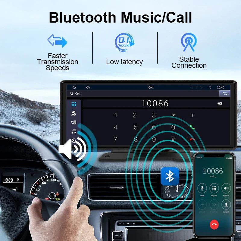 Tazzi SmartDrive 10.2” | Full Multimedia + Wireless CarPlay &amp; Android Auto + Gift 