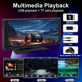 Tazzi SmartDrive 10.2” | Full Multimedia + Wireless CarPlay &amp; Android Auto + Gift 