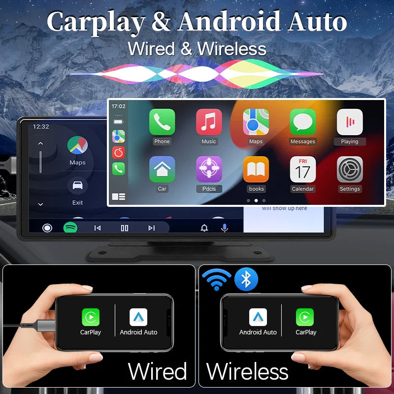 Tazzi SmartDrive 10.2” | Full Multimedia + Wireless CarPlay &amp; Android Auto + Gift 