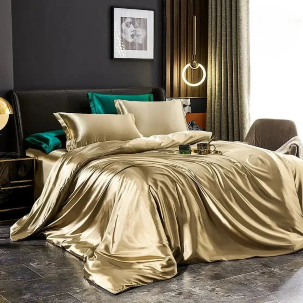 Conjunto de Cama em Seda 4 Peças - Razu