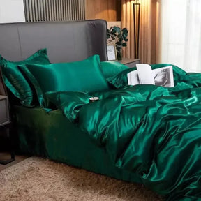 Conjunto de Roupas de Cama de Cetim - Razu