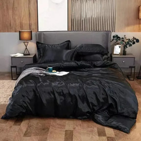 Conjunto de Roupas de Cama de Cetim - Razu