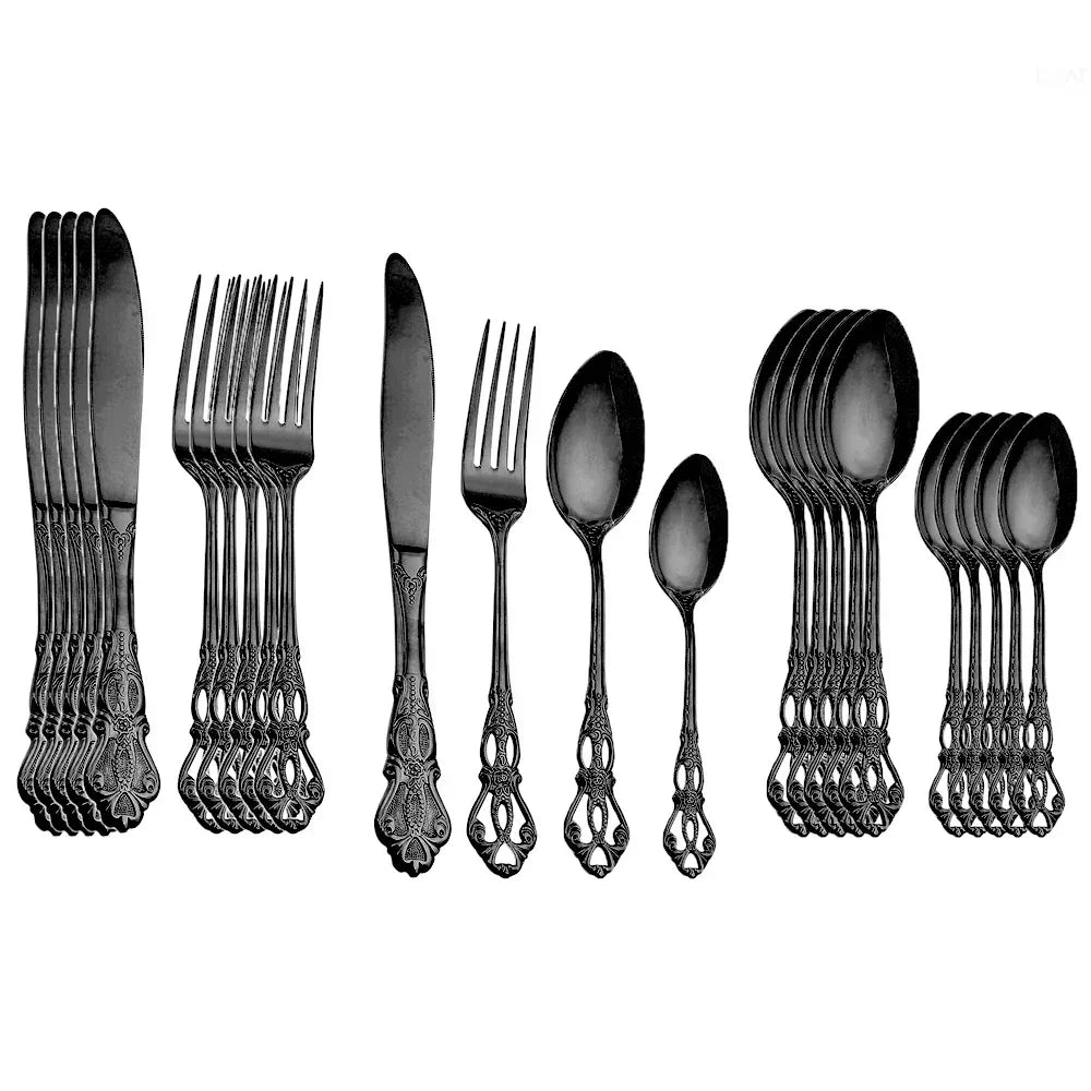 24-Piece European Cutlery Set 