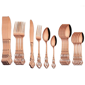 24-Piece European Cutlery Set 