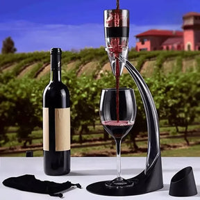 Razu™ Magic Wine Dispenser and Aerator - Aerator + Base + Stand + Filter 