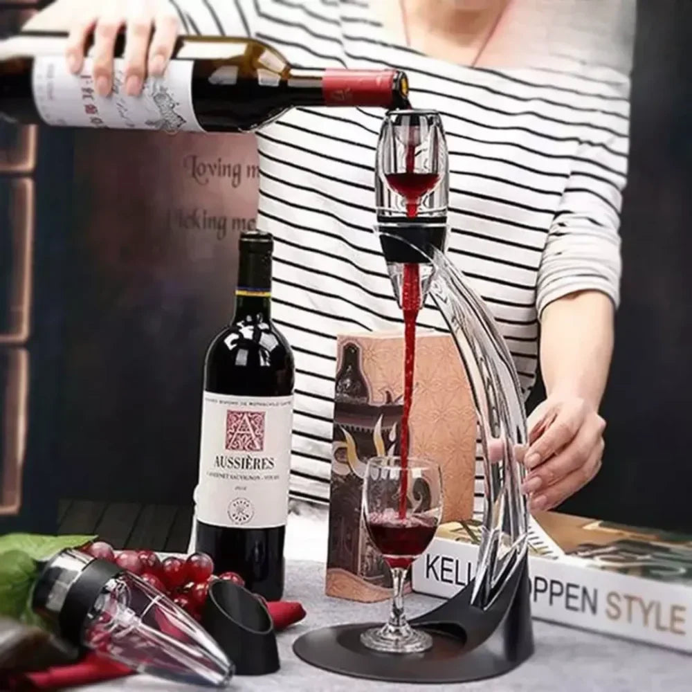 Razu™ Magic Wine Dispenser and Aerator - Aerator + Base + Stand + Filter 
