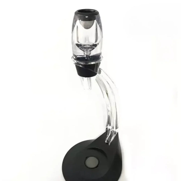 Dispensador e Aerador De Vinho Mágico Razu™ - Aerador + Base + Suporte + Filtro
