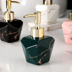 Dispenser Sabão Liquido Para Banheiro Marmorizado - Razu