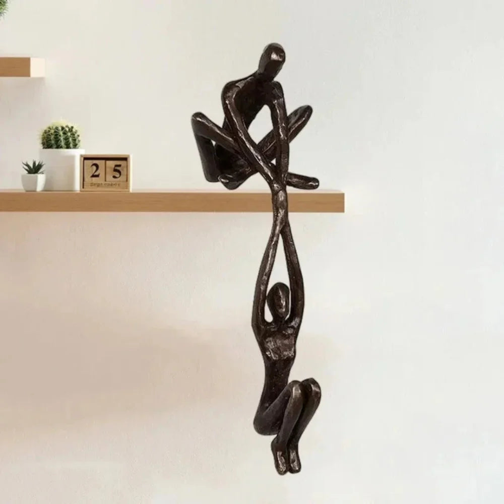 Escultura Homem e Mulher em Resina - Razu
