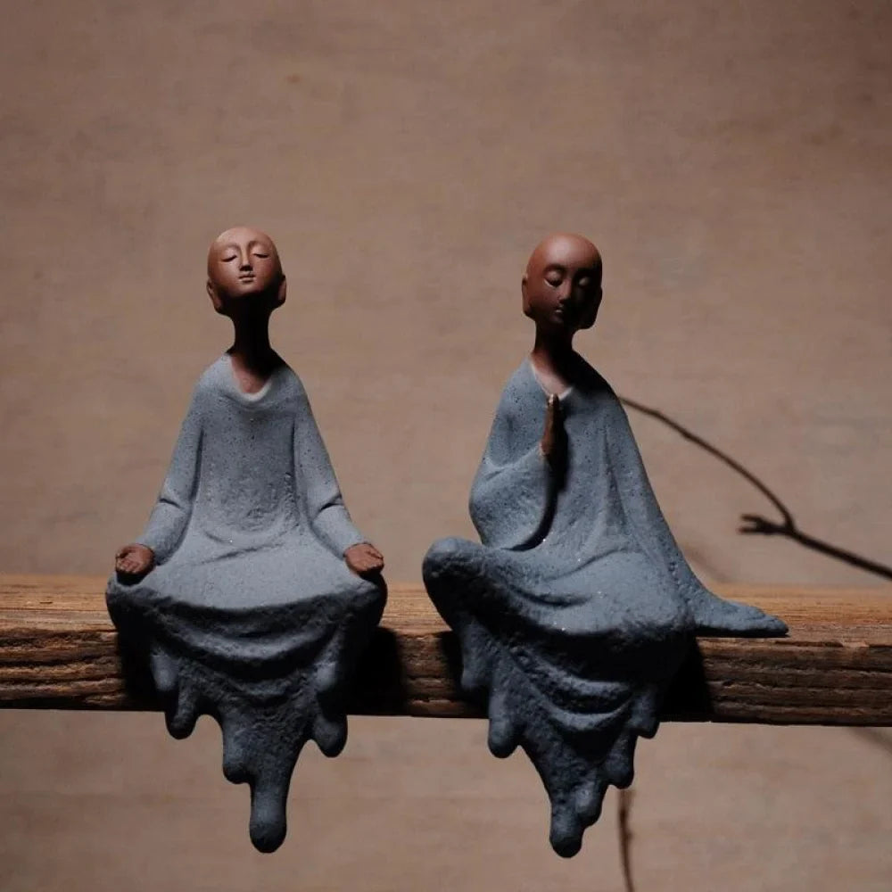 Escultura Monge Zen - Razu