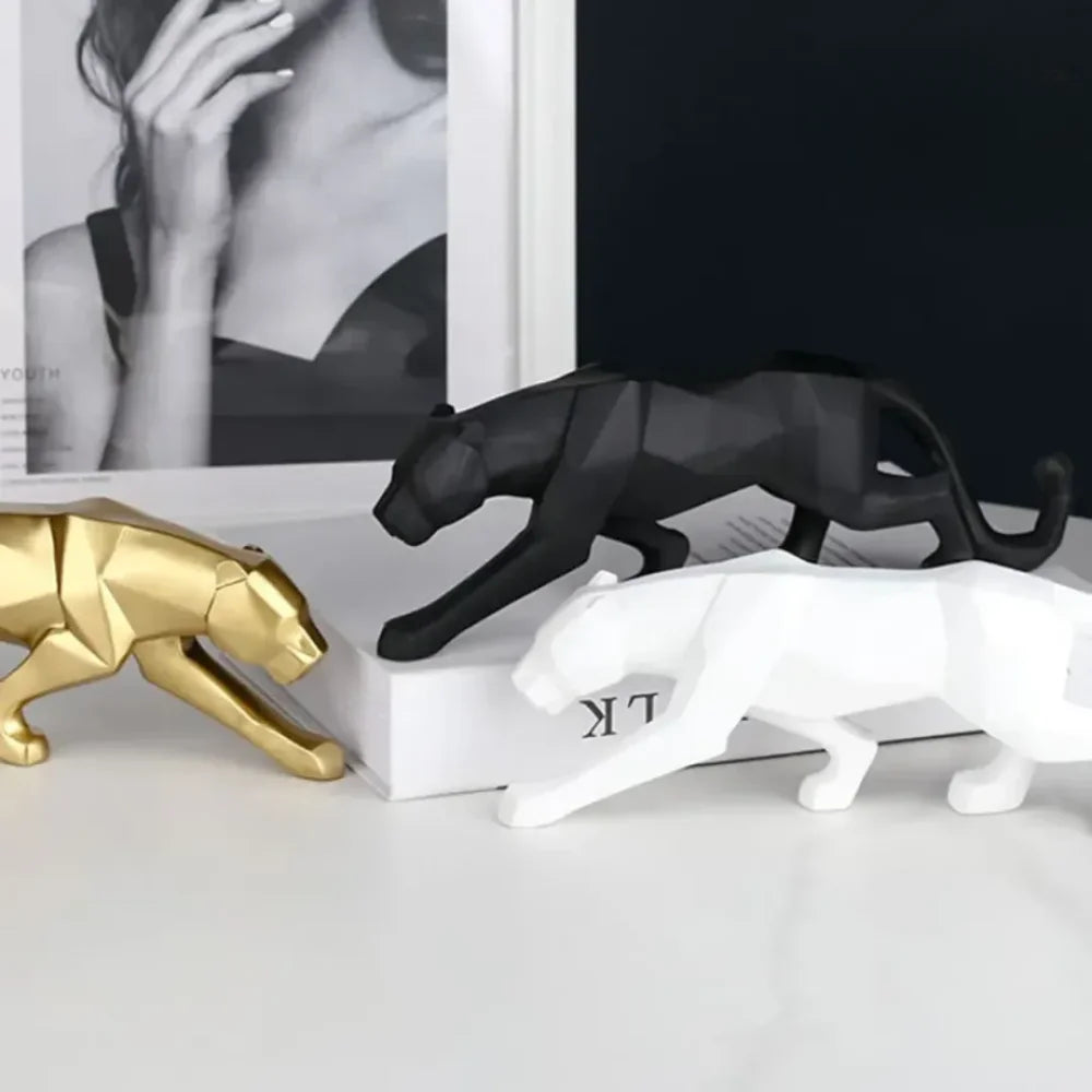 Estátua de Leopardo em Resina - Razu