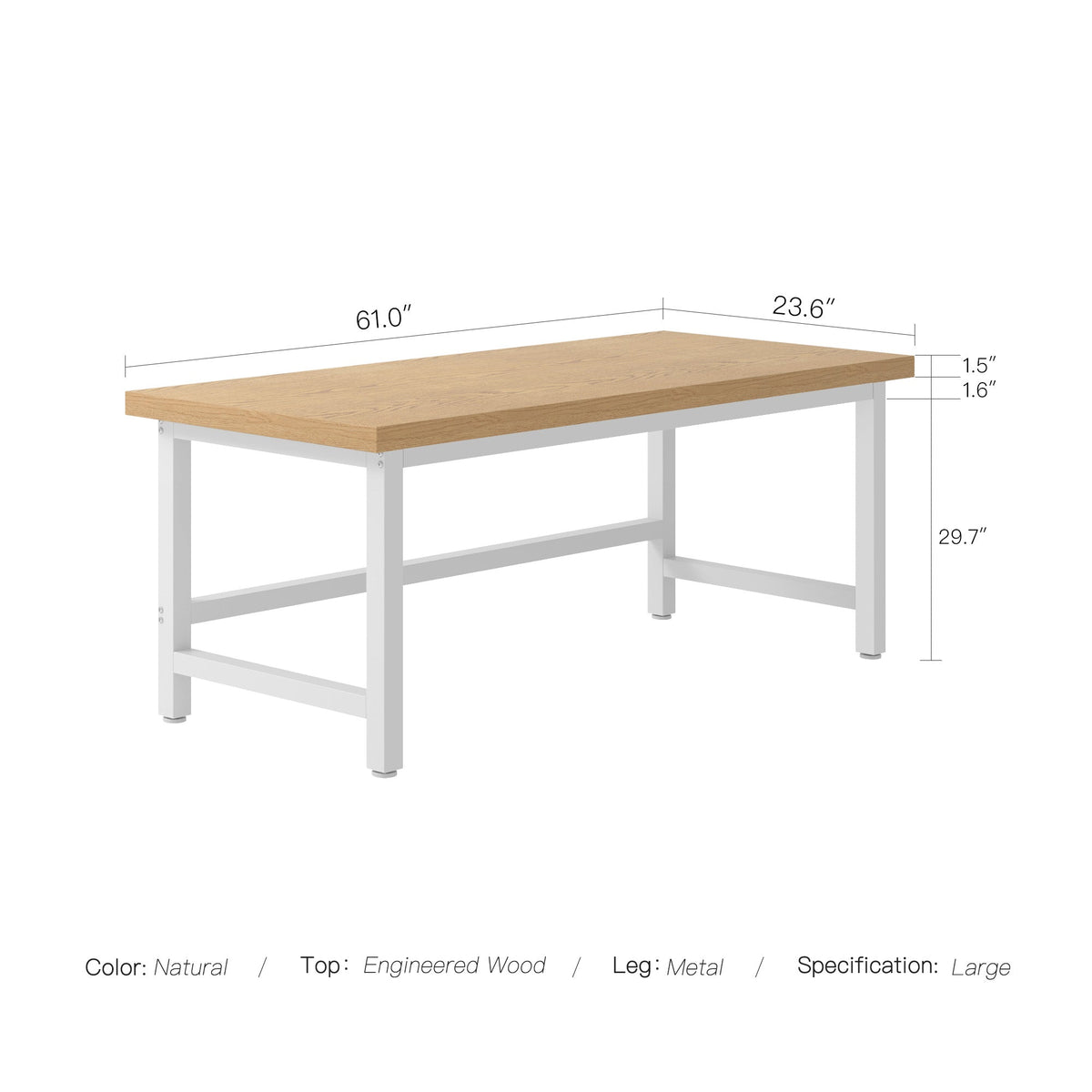 Mesa de Computador Ergonómica RAZU Steelstride