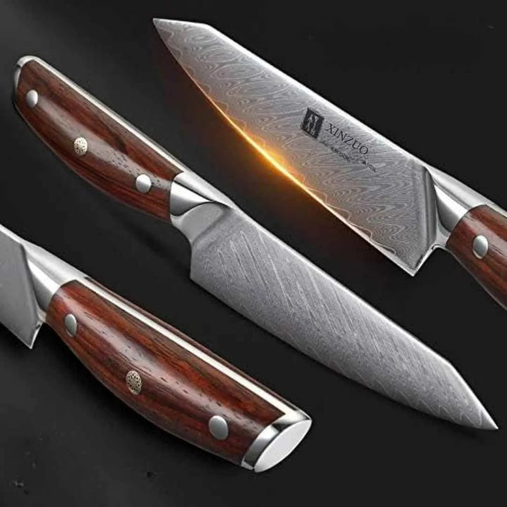 Razu™ Damascus Steel Steak Knife 