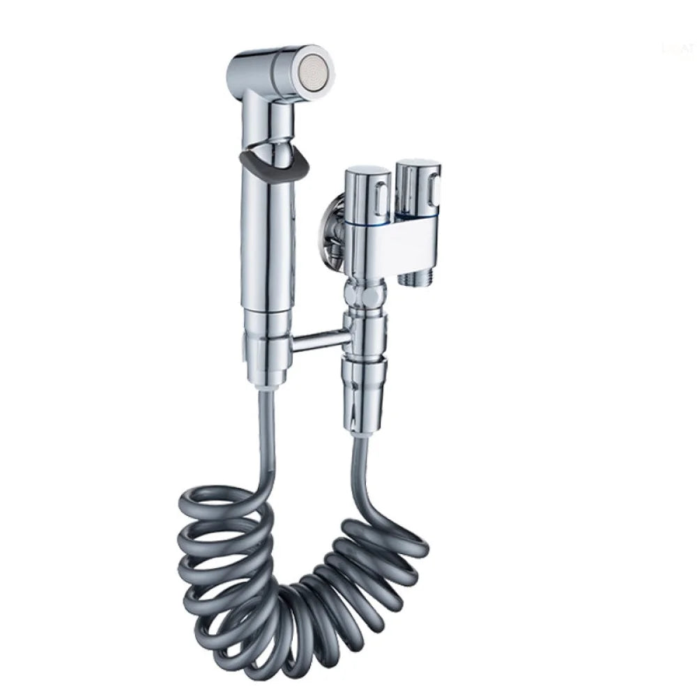 Complete Hygienic Shower Kit with Derivation for Cistern - Tazzi 