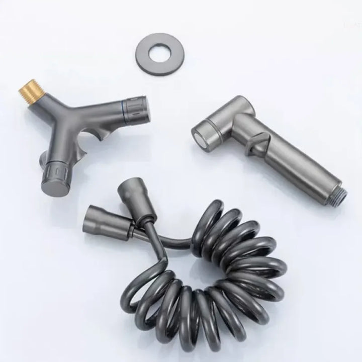 Complete Hygienic Shower Kit with Derivation for Cistern - Tazzi 