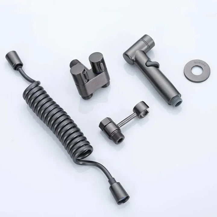 Complete Hygienic Shower Kit with Derivation for Cistern - Tazzi 