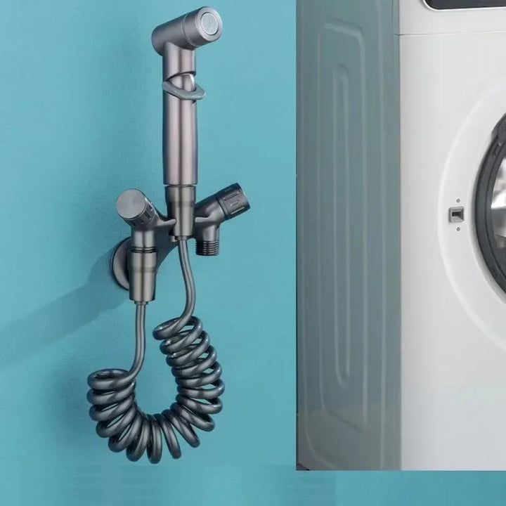 Complete Hygienic Shower Kit with Derivation for Cistern - Tazzi 