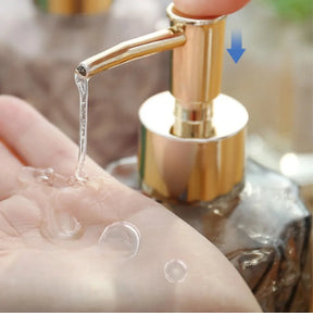 Glass Dispenser Kit for Liquid Soap - Tazzi 