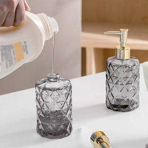 Glass Dispenser Kit for Liquid Soap - Tazzi 