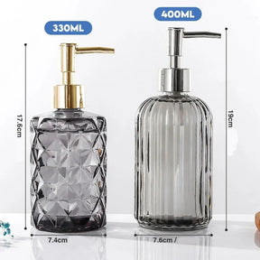 Glass Dispenser Kit for Liquid Soap - Tazzi 