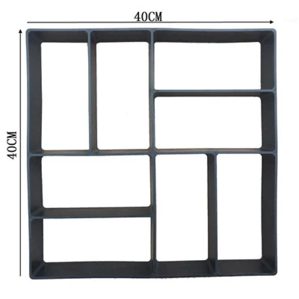 Molde Forma de Piso para Decoração de Jardim - Tazzi