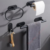 Stainless Steel Bathroom Support Without Holes - Tazzi