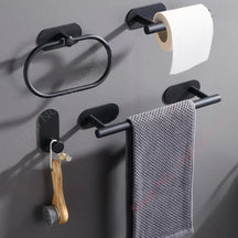 Stainless Steel Bathroom Support Without Holes - Tazzi